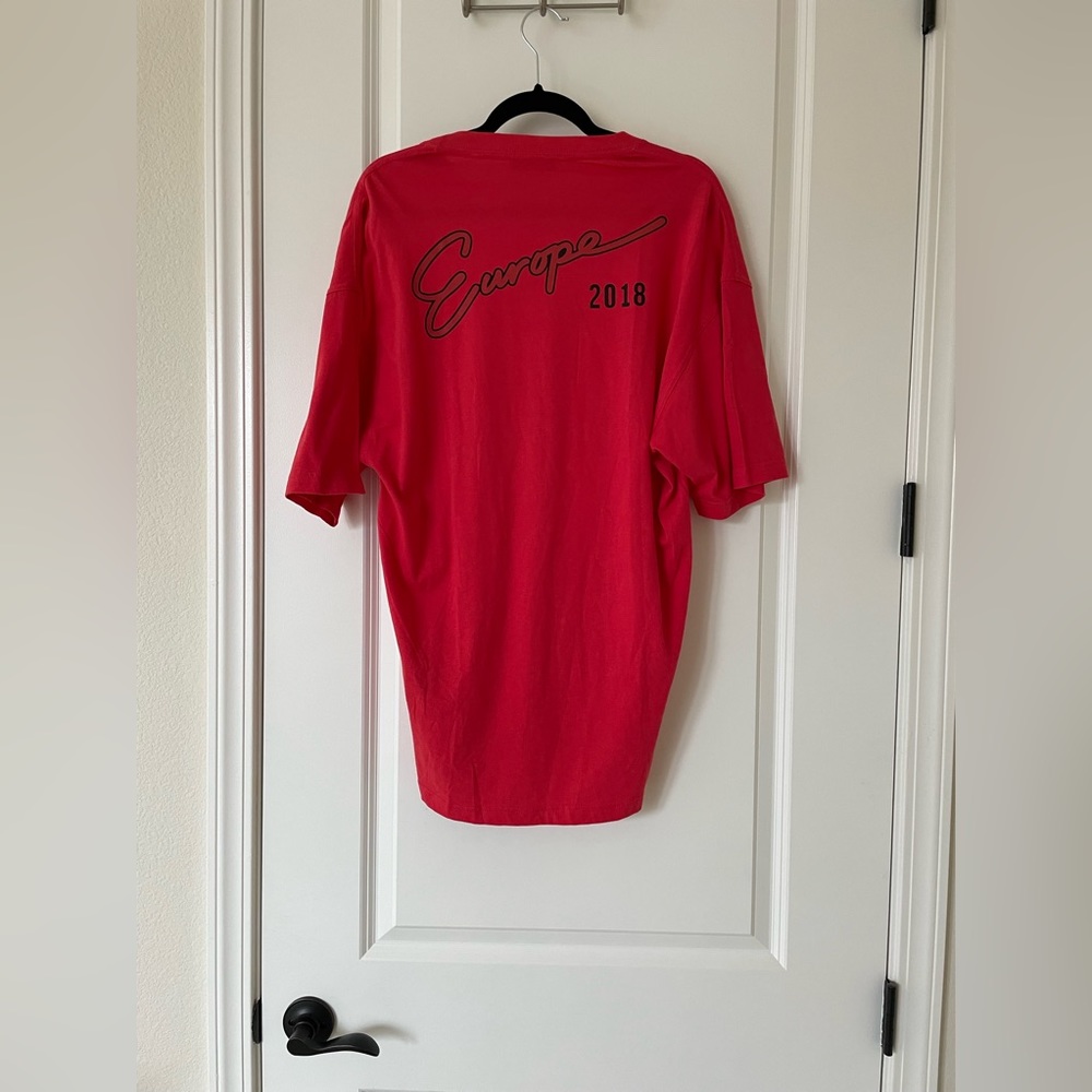 Balenciaga oversized slouchy Europe 2018 t shirt.